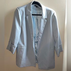 Light blue oversized blazer